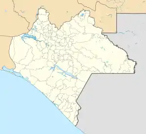 Honduras de la Sierra is located in Chiapas