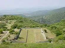 The primary ballcourt at Xochicalco.