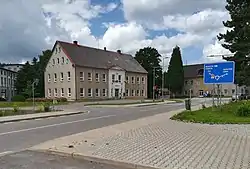 Town centre with the town hall