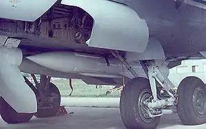 R-33 on MiG-31 at Zhukovski, 1999