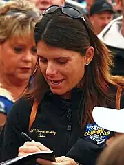 Hamm signing an autograph, 2006