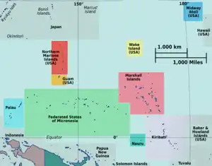 North Tabiteuea is located in Micronesia