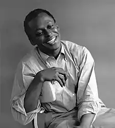 Miles Davis, jazz musician, trumpeter, bandleader, composer (entered Juilliard 1944)