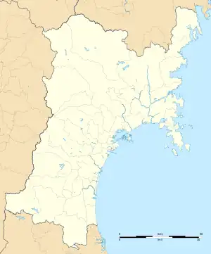 Zuihōden is located in Miyagi Prefecture