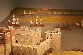 Model ships in a model town