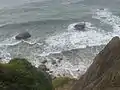 Steep bluffs at Block Island