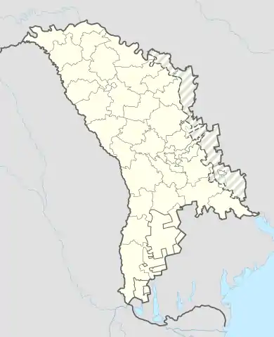 Parcani is located in Moldova