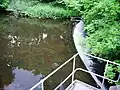 North Calder Water dam and source