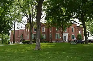 Monroe County Courthouse in the Waterloo Historic District