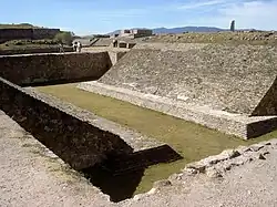 Ballgame court at Monte Albán