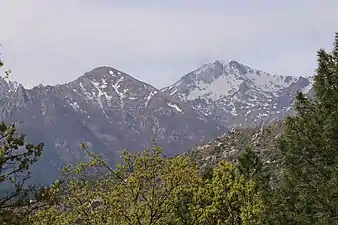 Monte Renoso from Ghisoni