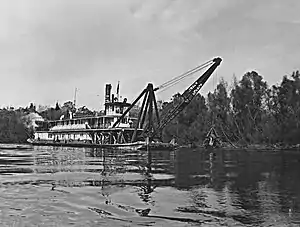 The snagboat Montgomery, now located at the Tom Bevill Museum in Pickensville