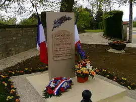 The war memorial in Chambeire