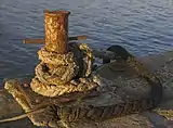 Mooring bollard, Lyme Regis