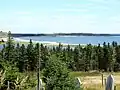 Pioneer cemetery overlooking Hirtle's Beach