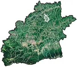 Location in Sibiu County