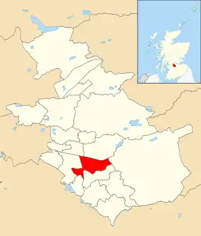 Location of the ward