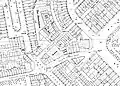 Motcombe Street on an 1895 Ordnance Survey map showing the Pantechnicon on the north side