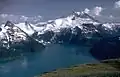 Guard Mountain (left) with Mount Garibaldi (right)