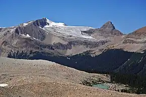 Mt. McArthur, McArthur Glacier, and Isolated Peak (right)