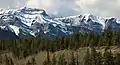 Mount McGillivray and Pigeon Mountain