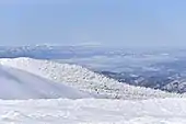 View from Mount Zao in winter