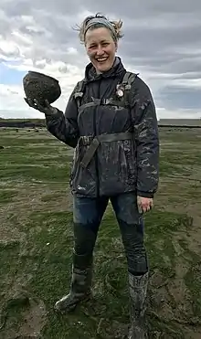 Author and mudlark Lara Maiklem