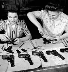 Ronny Jaques: Munitions workers in Toronto. April 1944.