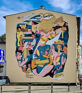 Mural "Jutrzenka" at 51 Jagiellońska Street