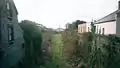 The view of the old railway line from the North Circular Road showing Broadstone in the distance, before the LUAS development