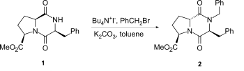 N-Alkylation of 2,5-Diketopiperazines and epimerisation