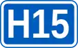 Highway H15 shield}}