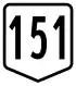 Route 151 shield