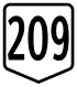 Route 209 shield