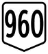 Route 960 shield