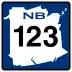 Route 123 marker