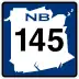 Route 145 marker