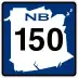 Route 150 marker