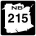 Route 215 marker