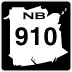 Route 910 marker