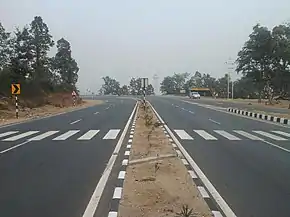 National Highway 33 near Ramgarh Cantonment