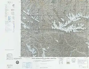 Map including part of the Yarkand River (Yeh-erh-ch'iang Ho) (ACIC, 1969)