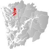 Hosanger within Hordaland