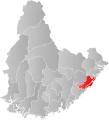 Arendal within Agder