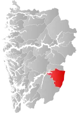 Eidfjord within Vestland