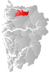 Gloppen within Vestland