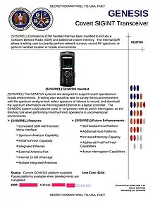 GENESIS – Modified Motorola SLVR L9 handset