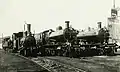 Some NS locomotives, from left to right no. 8605 (series 8600), no. 3780 (with a larger smokebox door) and no. 3772 (series 3700/3800)