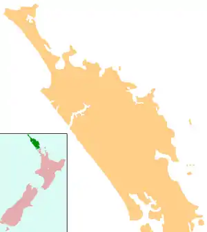 Oruawharo River is located in Northland Region