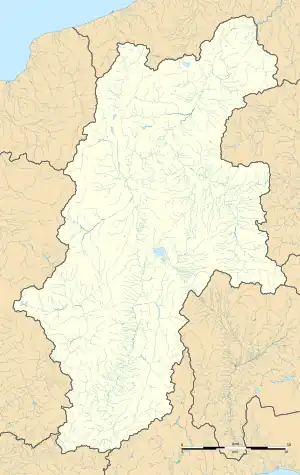 Map of the Nagano Olympics City and Towns.